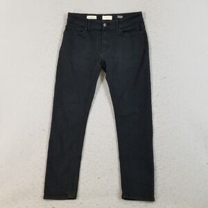 Scott James Jeans Mens 32x30 Black Slim Fit Stretch‎ Denim